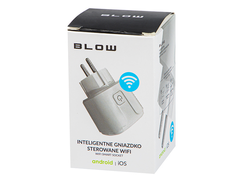 72-075# Inteligentne gniazdko sterowane WiFi TUYA V3 białe